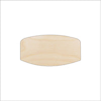 Hockey Puck Wood Craft Shape - Laser Cut Baltic Birch Unfinished DIY Wood Art Supplies SPT414 - The Wood Shape Store