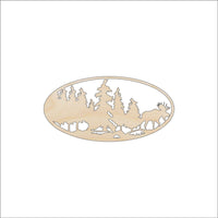 Moose Wood Craft Shape - Laser Cut Baltic Birch Unfinished DIY Wood Art Supplies MUS30 - The Wood Shape Store