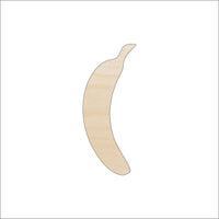 Banana Wood Craft Shape - Laser Cut Baltic Birch Unfinished DIY Wood Art Supplies FOD107 - The Wood Shape Store