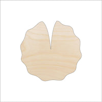 Lilly Pad Wood Craft Shape - Laser Cut Baltic Birch Unfinished DIY Wood Art Supplies LEF42 - The Wood Shape Store