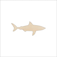 Shark Wood Craft Shape - Laser Cut Baltic Birch Unfinished DIY Wood Art Supplies SEA17 - The Wood Shape Store