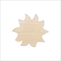 Sun Wood Craft Shape - Laser Cut Baltic Birch Unfinished DIY Wood Art Supplies SKY88 - The Wood Shape Store