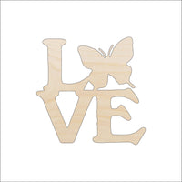 Butterfly Wood Craft Shape - Laser Cut Baltic Birch Unfinished DIY Wood Art Supplies BUG100 - The Wood Shape Store