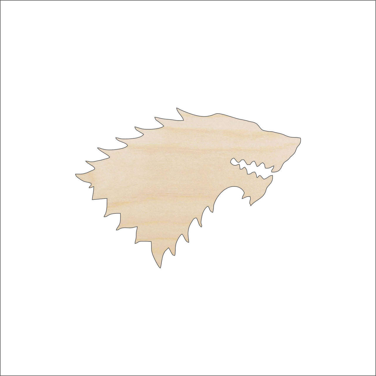 Dragon Wood Craft Shape - Laser Cut Baltic Birch Unfinished DIY Wood Art Supplies MYTH115 - The Wood Shape Store