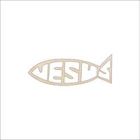 Jesus Wood Craft Shape - Laser Cut Baltic Birch Unfinished DIY Wood Art Supplies REL81 - The Wood Shape Store