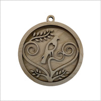 Bird 3D Laser Cut Ornament – Baltic Birch Wood Craft Supplies | DIY Wood Ornament Kit BR3 - The Wood Shape Store