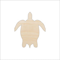 Sea Turtle Wood Craft Shape - Laser Cut Baltic Birch Unfinished DIY Wood Art Supplies SEA55 - The Wood Shape Store