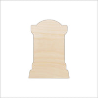 Tombstone Wood Craft Shape - Laser Cut Baltic Birch Unfinished DIY Wood Art Supplies FAL98 - The Wood Shape Store