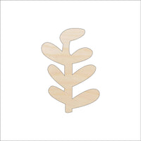 Seaweed Wood Craft Shape - Laser Cut Baltic Birch Unfinished DIY Wood Art Supplies SEA121 - The Wood Shape Store