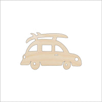 Car Wood Craft Shape - Laser Cut Baltic Birch Unfinished DIY Wood Art Supplies CAR85 - The Wood Shape Store