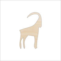 Goat Wood Craft Shape – Laser Cut Baltic Birch Unfinished DIY Wood Art Supplies ANML56 - The Wood Shape Store