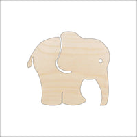 Elephant Wood Craft Shape Laser Cut Baltic Birch Unfinished DIY Wood Art Supplies ELE5 - The Wood Shape Store