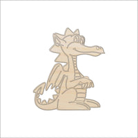 Dragon Wood Craft Shape - Laser Cut Baltic Birch Unfinished DIY Wood Art Supplies MYTH17 - The Wood Shape Store
