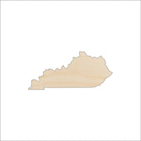 Kentucky Wood Craft Shape - Laser Cut Baltic Birch Unfinished DIY Wood Art Supplies STAT65 - The Wood Shape Store