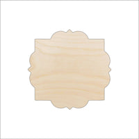 Plaque Wood Craft Shape - Laser Cut Baltic Birch Unfinished DIY Wood Art Supplies BSC9 - The Wood Shape Store
