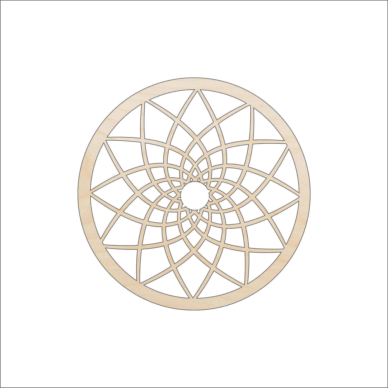 Design Wood Craft Shape - Laser Cut Baltic Birch Unfinished DIY Wood Art Supplies DSN8 - The Wood Shape Store