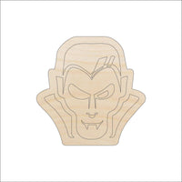 Dracula Wood Craft Shape - Laser Cut Baltic Birch Unfinished DIY Wood Art Supplies FAL258 - The Wood Shape Store