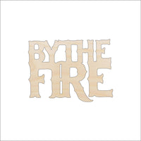 By The Fire Wood Craft Shape - Laser Cut Baltic Birch Unfinished DIY Wood Art Supplies TRP26 - The Wood Shape Store
