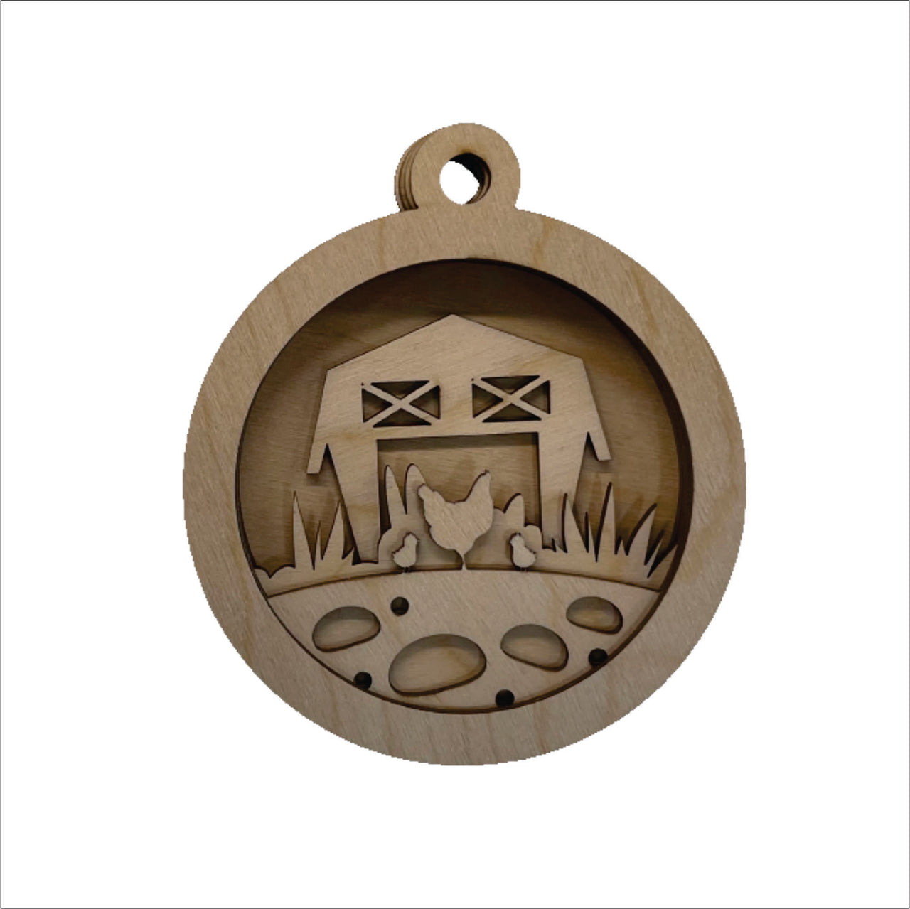 Bird 3D Laser Cut Ornament – Baltic Birch Wood Craft Supplies | DIY Wood Ornament Kit BR8 - The Wood Shape Store