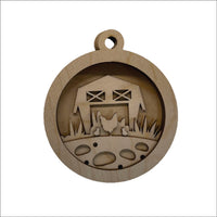 Bird 3D Laser Cut Ornament – Baltic Birch Wood Craft Supplies | DIY Wood Ornament Kit BR8 - The Wood Shape Store