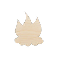 Campfire Wood Craft Shape - Laser Cut Baltic Birch Unfinished DIY Wood Art Supplies XTR97 - The Wood Shape Store
