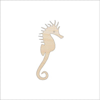 Seahorse Wood Craft Shape - Laser Cut Baltic Birch Unfinished DIY Wood Art Supplies SEA119 - The Wood Shape Store