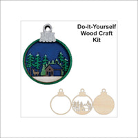 Deer 3D Laser Cut Ornament – Baltic Birch Wood Craft Supplies | DIY Wood Ornament Kit AN17 - The Wood Shape Store