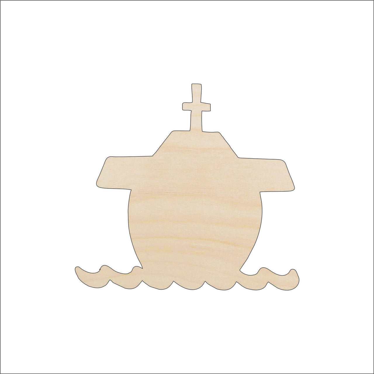 Boat Wood Craft Shape - Laser Cut Baltic Birch Unfinished DIY Wood Art Supplies BOT18 - The Wood Shape Store