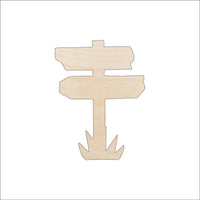 Sign Wood Craft Shape - Laser Cut Baltic Birch Unfinished DIY Wood Art Supplies SGN29 - The Wood Shape Store