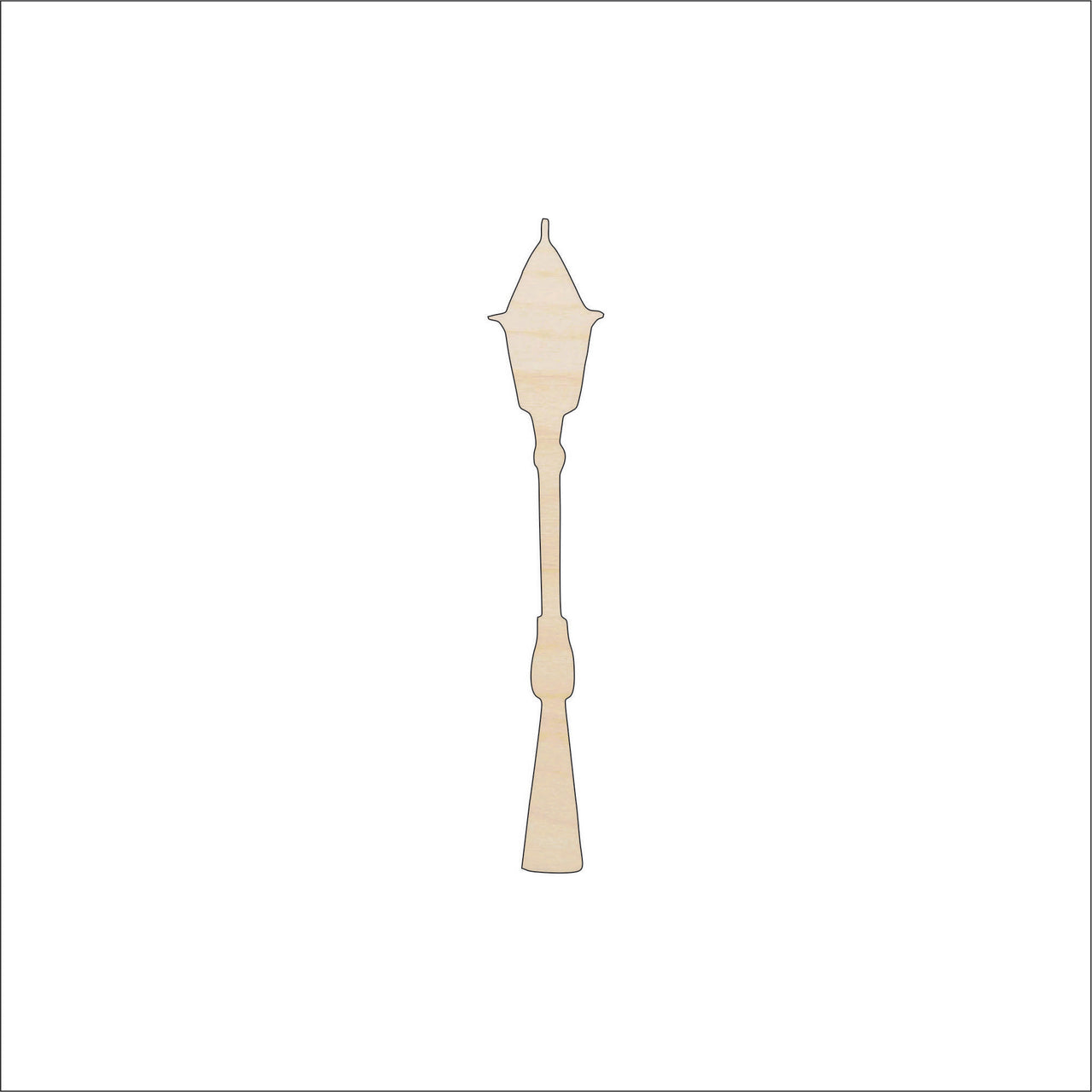 Lantern Wood Craft Shape – Laser Cut Baltic Birch Unfinished DIY Wood Art Supplies BLD55 - The Wood Shape Store
