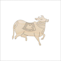 Cow Wood Craft Shape - Laser Cut Baltic Birch Unfinished DIY Wood Art Supplies COW36 - The Wood Shape Store