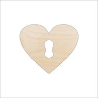 Key Wood Craft Shape - Laser Cut Baltic Birch Unfinished DIY Wood Art Supplies KEY32 - The Wood Shape Store