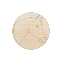 Horse Wood Craft Shape - Laser Cut Baltic Birch Unfinished DIY Wood Art Supplies HRS57 - The Wood Shape Store