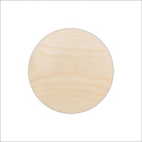 Circle Wood Craft Shape - Laser Cut Baltic Birch Unfinished DIY Wood Art Supplies BSC19 - The Wood Shape Store