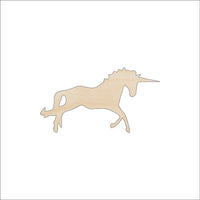 Unicorn Wood Craft Shape - Laser Cut Baltic Birch Unfinished DIY Wood Art Supplies MYTH73 - The Wood Shape Store