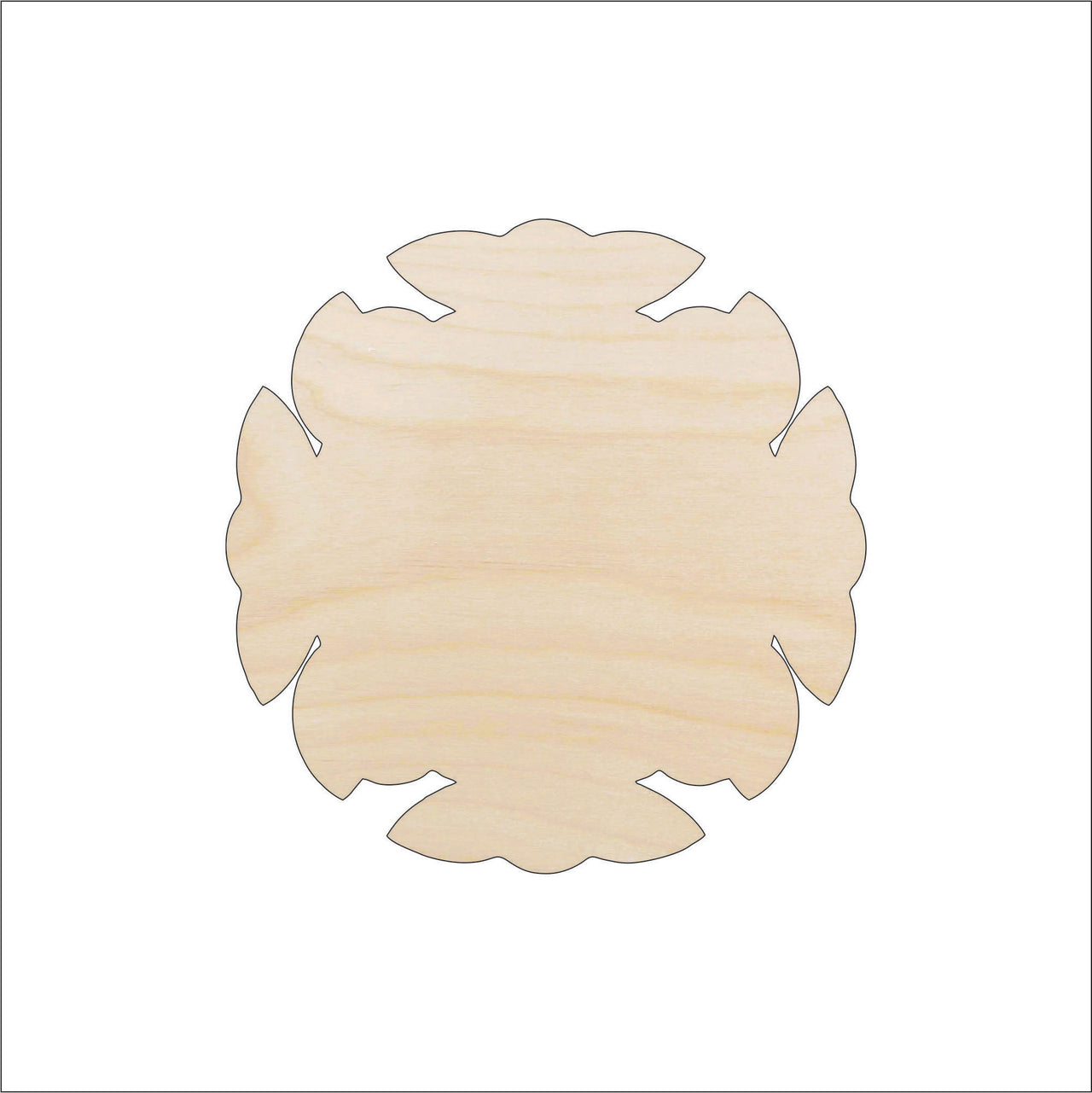 Plaque Wood Craft Shape - Laser Cut Baltic Birch Unfinished DIY Wood Art Supplies BSC49 - The Wood Shape Store