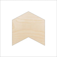 Badge Wood Craft Shape – Laser Cut Baltic Birch Unfinished DIY Wood Art Supplies BDG18 - The Wood Shape Store