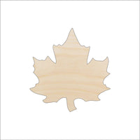 Maple Leaf Wood Craft Shape - Laser Cut Baltic Birch Unfinished DIY Wood Art Supplies LEF30 - The Wood Shape Store