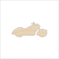 Motorcycle Wood Craft Shape - Laser Cut Baltic Birch Unfinished DIY Wood Art Supplies CAR68 - The Wood Shape Store