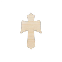 Cross Wood Craft Shape - Laser Cut Baltic Birch Unfinished DIY Wood Art Supplies REL3 - The Wood Shape Store