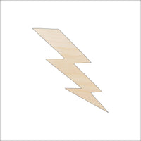 Lightning Wood Craft Shape - Laser Cut Baltic Birch Unfinished DIY Wood Art Supplies 28 - The Wood Shape Store