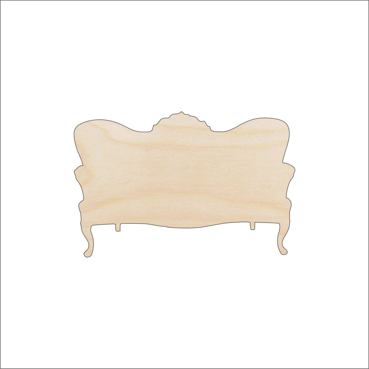 Chair Wood Craft Shape - Laser Cut Baltic Birch Unfinished DIY Wood Art Supplies DCR37 - The Wood Shape Store