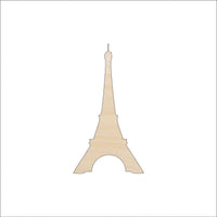 Eiffel Tower Wood Craft Shape - Laser Cut Baltic Birch Unfinished DIY Wood Art Supplies WLD43 - The Wood Shape Store