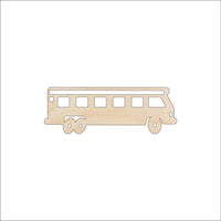 Schoolbus Wood Craft Shape - Laser Cut Baltic Birch Unfinished DIY Wood Art Supplies SCL15 - The Wood Shape Store