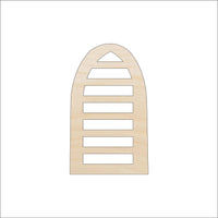 Window Wood Craft Shape - Laser Cut Baltic Birch Unfinished DIY Wood Art Supplies BLD113 - The Wood Shape Store