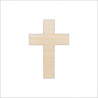 Cross Wood Craft Shape - Laser Cut Baltic Birch Unfinished DIY Wood Art Supplies REL59 - The Wood Shape Store