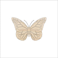 Butterfly Wood Craft Shape - Laser Cut Baltic Birch Unfinished DIY Wood Art Supplies BUG22 - The Wood Shape Store