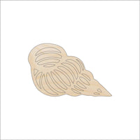 Shell Wood Craft Shape - Laser Cut Baltic Birch Unfinished DIY Wood Art Supplies SEA14 - The Wood Shape Store