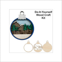 Deer 3D Laser Cut Ornament – Baltic Birch Wood Craft Supplies | DIY Wood Ornament Kit AN51 - The Wood Shape Store