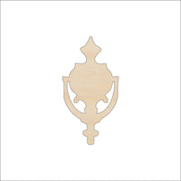Door Knocker Wood Craft Shape - Laser Cut Baltic Birch Unfinished DIY Wood Art Supplies BLD130 - The Wood Shape Store